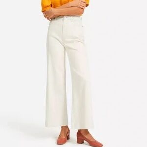 EVERLANE Jeans Natural The Summer Wide Leg Jeans Boho High Rise
